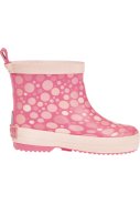 Playshoes korte regenlaars roze met stippen 4