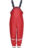 Playshoes met textiel gevoerde regenbroek rood 1