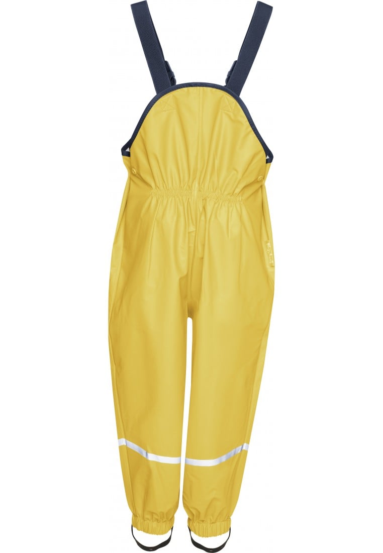 Impasse Verplaatsing Vaderlijk Playshoes regenbroek met schouderbanden geel - Kinderregenkleding