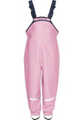 Playshoes regenbroek met schouderbanden licht roze