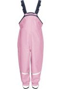 Playshoes regenbroek met schouderbanden licht roze