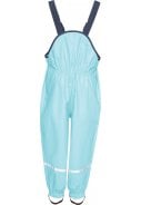 Playshoes regenbroek met schouderbanden turquoise 3