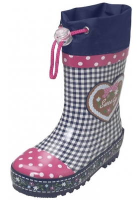 Playshoes regenlaars country style marine