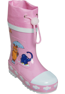 Playshoes regenlaars muis roze