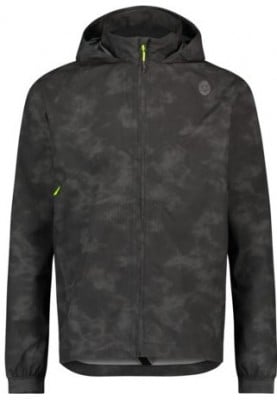 Reflection black compact heren regenjas Commuter jacket van Agu