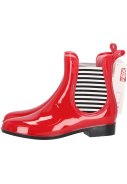 Rode Chelsea enkel regenlaarzen van XQ Footwear 3
