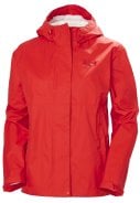 Rode dames regenjas Loke Jacket 2.0 van Helly Hansen