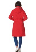 Rode dames regenjas (Long Coat) Rosa van Happy Rainy Days 3