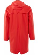 Rode lange regenjas van Rains (Long Jacket)  2