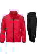 Rode lichtgewicht heren regenpak Packable van Pro-X Elements