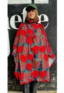 Rode Maxiberry Danepackit regenponcho van Danefae 5