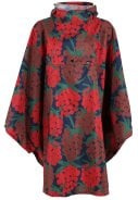 Rode Maxiberry Danepackit regenponcho van Danefae