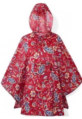 Rode poncho Paisley Ruby van Reisenthel