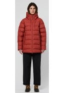 Rode (Red Ochre) puffer dames regenjas Frost van Tantä  8