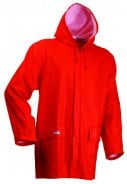 Rood regenpak van Lyngsøe Rainwear 2