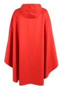 Rode regenponcho Danerain poncho van Danefae 4