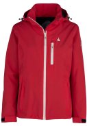 Rode / roze (Raspberry) softshell dames regenjas Iduna van Bjornson 