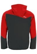 Rood en antraciete 4-way stretch heren regenjas Liam van Pro-X Elements 5