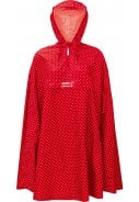 Rood met stippen dames poncho Alena van Pro-X Elements 2