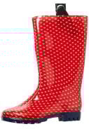 Rood / wit dames regenlaars Stip van XQ Footwear 4