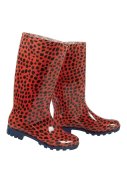 Rood / zwarte dames regenlaars van XQ Footwear 3