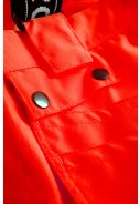 Rood/zwarte Hi-Vis Regenbroek van Lyngsøe Rainwear 2