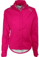 Roze ademende dames stretch regenjas Layla van Pro-X Elements 1