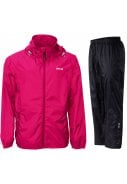 Roze (cherry) lichtgewicht dames regenpak Packable van Pro-X Elements