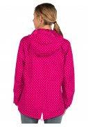 Roze (cherry) met stipjes dames regenjas Lucie van Pro-X Elements 3