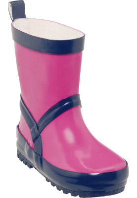 Roze / donkerblauwe regenlaars van Playshoes