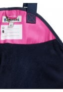 Roze fleece gevoerde regenbroek / tuinbroek van Playshoes 2