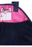 Roze fleece gevoerde regenbroek / tuinbroek van Playshoes 4