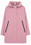 Roze (Fox Glove) stetch softshell dames regenjas Plugim van Tantä 1