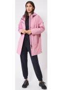 Roze (Fox Glove) stetch softshell dames regenjas Plugim van Tantä 11