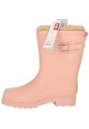 Roze gevoerde damesregenlaars Rubber Rain Boots van XQ 2