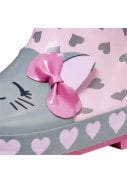 Roze / grijs regenlaars Kat van Playshoes 2