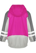 Roze / grijze 3 in 1 regenjas van Playshoes 5