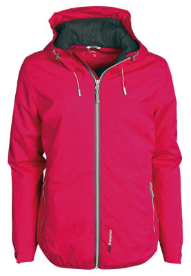 Roze (Jazzy) licht gewatteerde dames regenjas Berta van Pro-X Elements