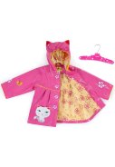 Roze kinder regenjas Lucky Cat van Kidorable 4