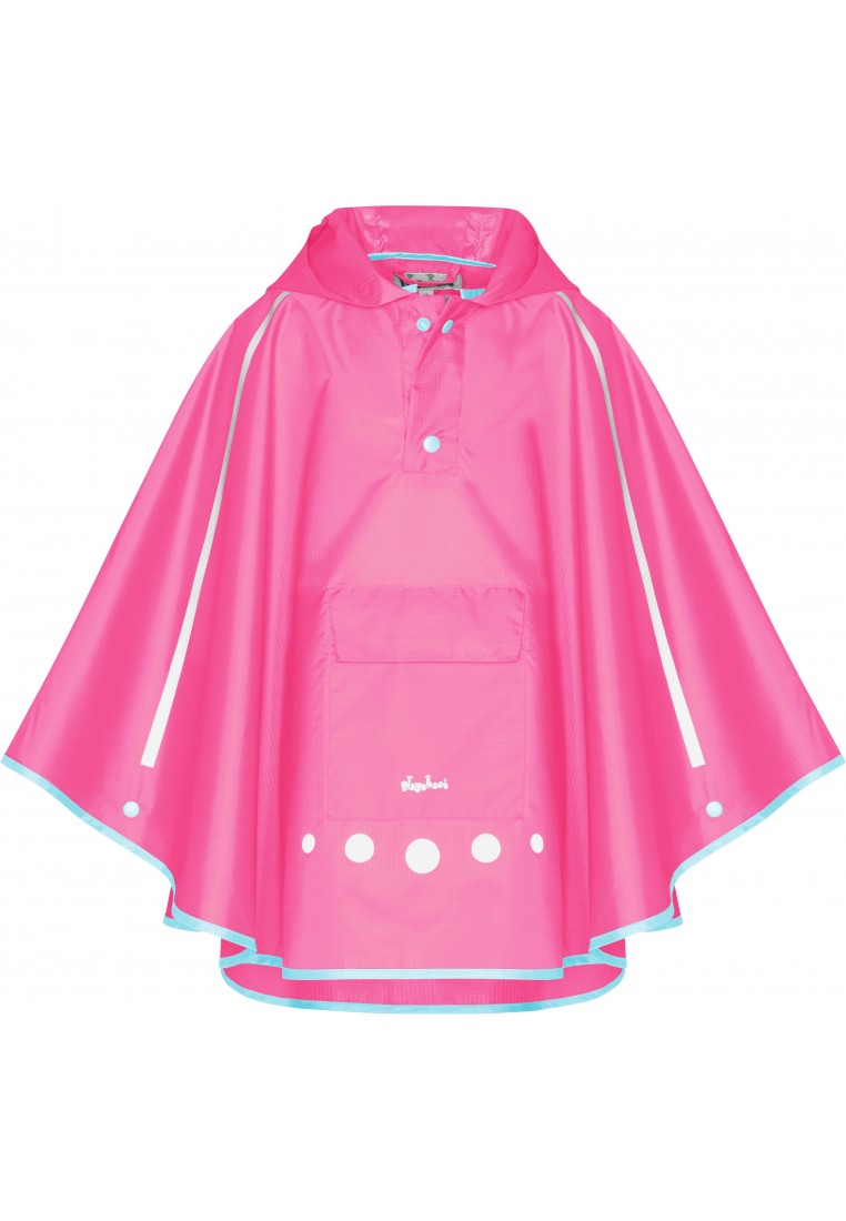 Begunstigde los van Bezit Roze kinder regenponcho Pack It van Playshoes - Kinderregenkleding