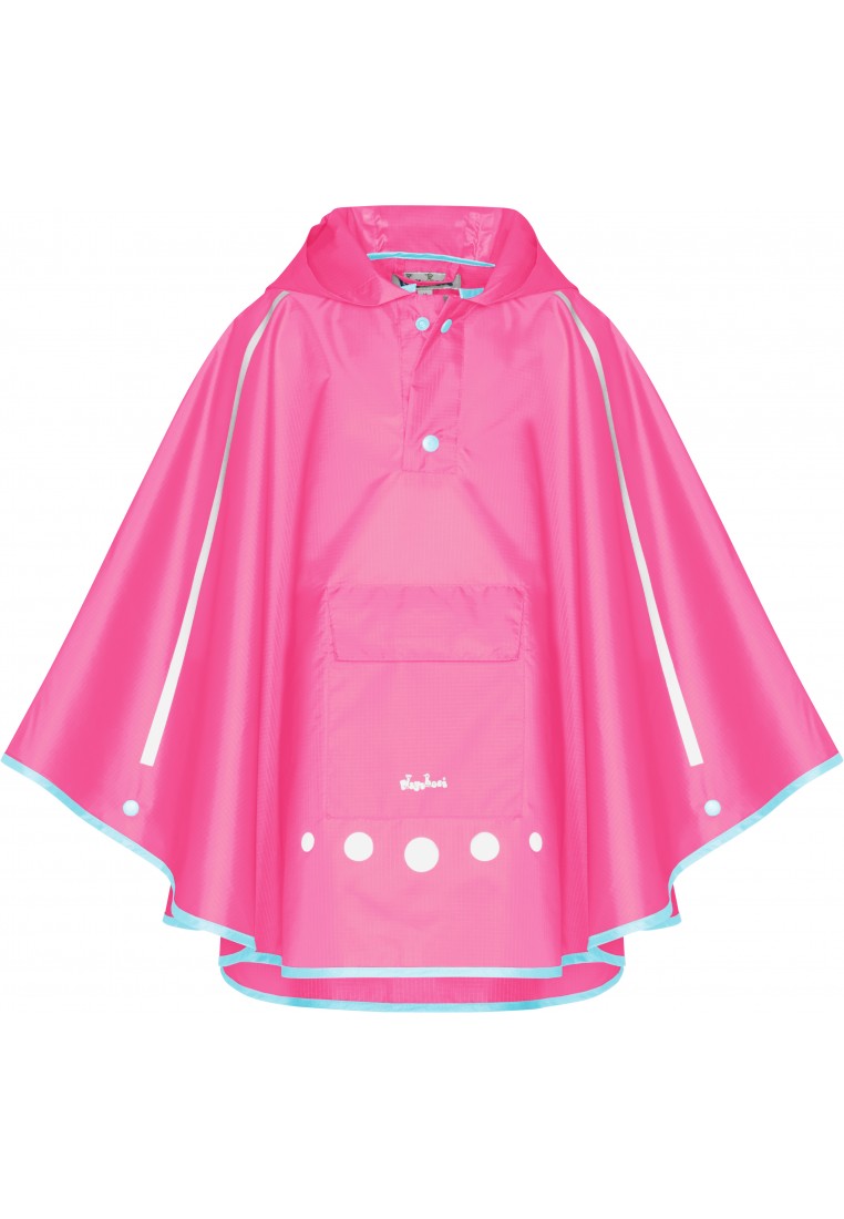 Australische persoon Toestemming rooster Roze kinder regenponcho Pack It van Playshoes - Kinderregenkleding