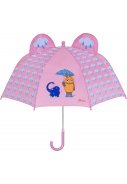 Roze kinderparaplu muis en olifant van Playshoes 1