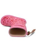 Roze kinderregenlaars Fashion "Peace on Earth" van Bisgaard 4