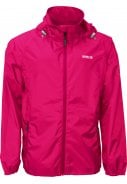 Roze (cherry) lichtgewicht dames regenjas Packable van Pro-X Elements 1