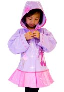 Lila / roze kinder regenjas Ballet van Kidorable  2