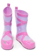 Roze / lila kinderregenlaars Ballet van Kidorable 1