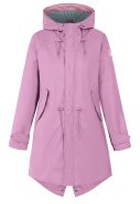 Roze  (Mauve / Navy) dames regenjas Friese Traveby Fisher van Derbe