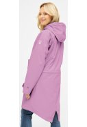 Roze  (Mauve / Navy) dames regenjas Friese Traveby Fisher van Derbe 3