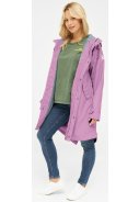 Roze  (Mauve / Navy) dames regenjas Friese Traveby Fisher van Derbe 5