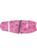 Roze met hartjes kinder regenhandschoen van Playshoes 3